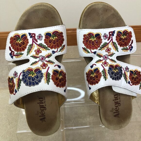 Alegria by PG Lite Womens Shoes Sandals Size 39 US 8.5 Slip-On Summer READ NOTE - Picture 12 of 15